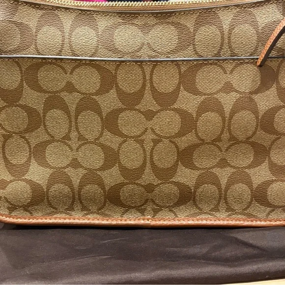 Coach monogram penny utility crossbody EUC with coin purse - Picture 3 of 7